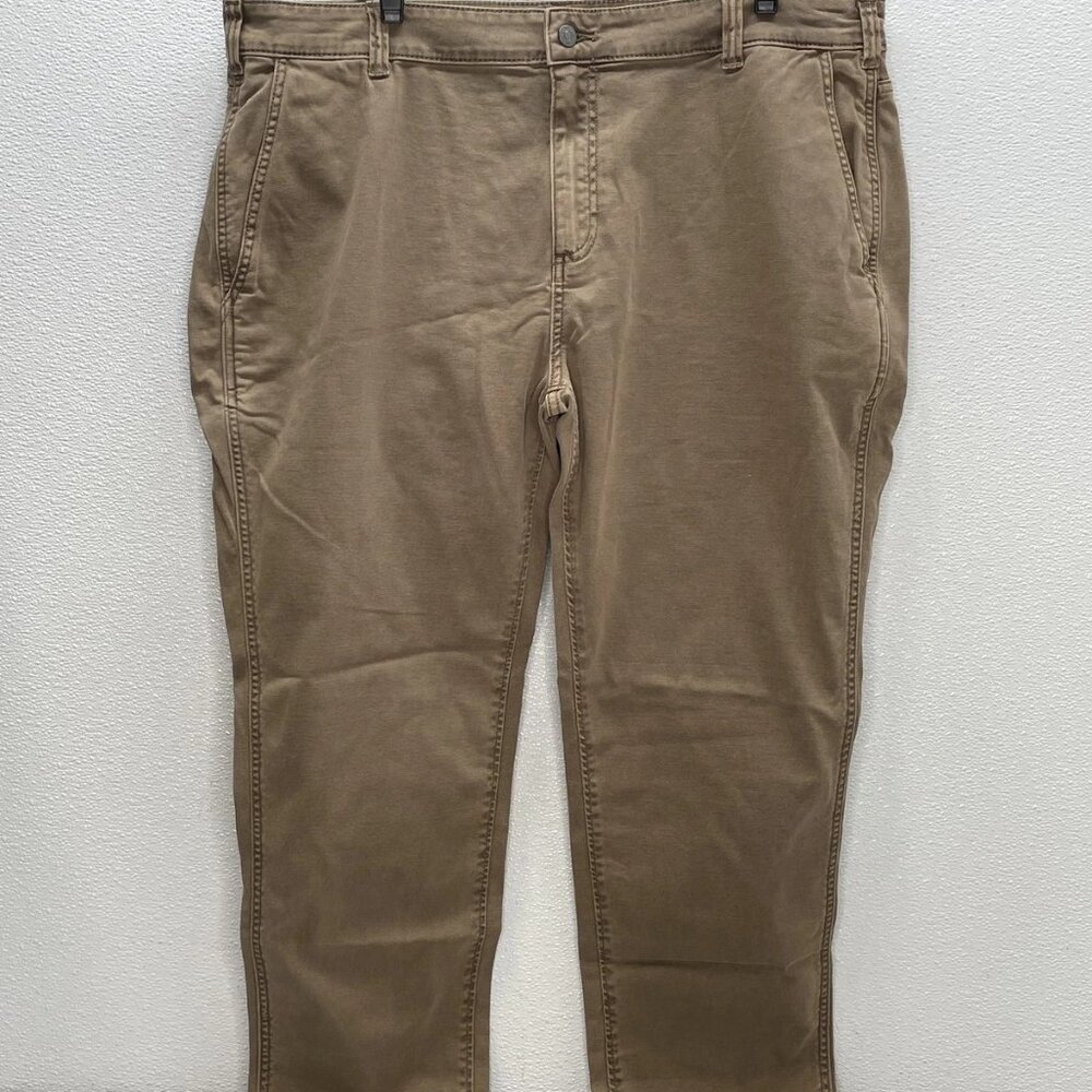 Mugsy Men's Utility Pants Brown Size 42x30 | Comfortable Stretch Fit